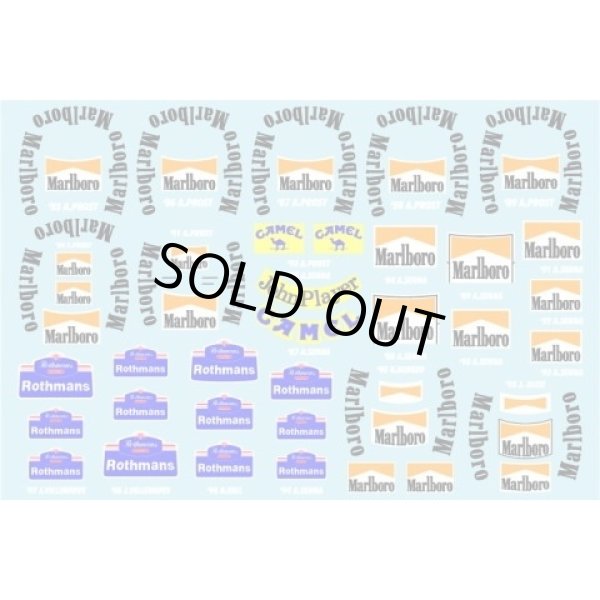 画像5: 1/8ミニチャンプスヘルメットタバコアソートデカール (5)