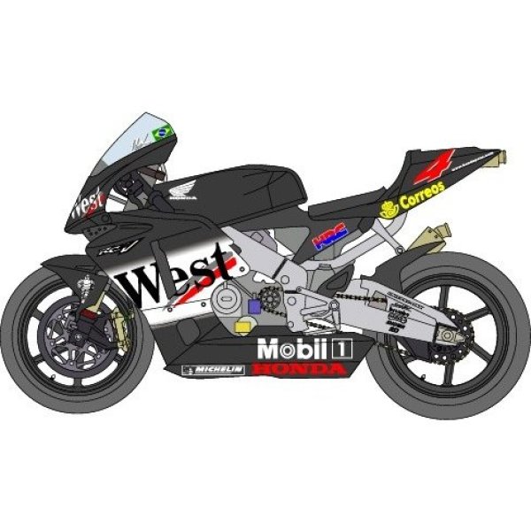 画像1: 1/9ホンダRC211V用ポンス アレックス・バロスデカール (1)