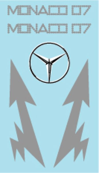 画像4: 1/8ヘルメット'07アロンソデカール (4)