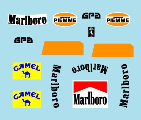 画像5: 1/6ヘルメット(ビルヌーブ,プロスト,パトレーゼ)デカール (5)