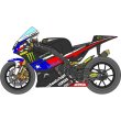 画像1: 1/12ヤマハYZR-M1'10テック3USA.G.P. デカール (1)