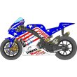 画像1: 1/12ヤマハYZR-M1'08アメリカGP C.エドワースデカール (1)