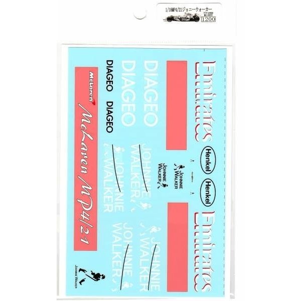 画像3: 1/18マクラーレンMP4/21ジョニーウォーカーデカール (3)