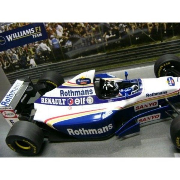 E-m-Y1/18 ウィリアムズ FW18 ロスマンズ D.ヒル 1/18 ミニチャンプス ウィリアムズFW18 デイモンヒル ロスマンズ仕様