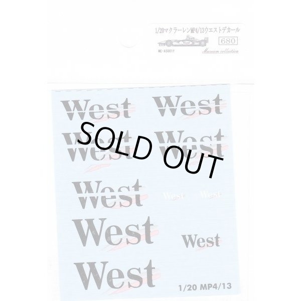 画像3: 1/20マクラーレンMP4/13用WESTデカール (3)