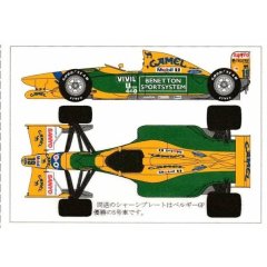 レア！Benettonフォーミュラ(ベネトン)　ディレクターチェア　2脚セット Minichamps 1:18 A. ブルツ ベネトン Playlife B200 #12 式 1