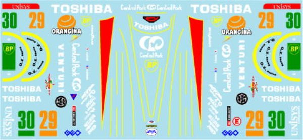 画像3: 1/24ラルースローラLC91デカール (3)