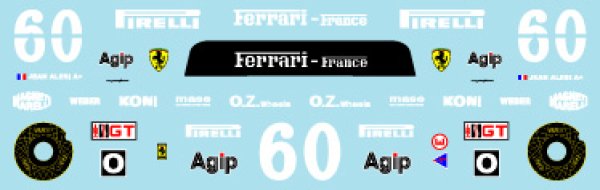 画像2: 1/24フェラーリF40LMラグナセカJ.アレジデカール (2)