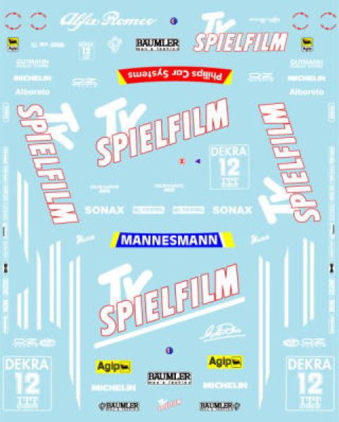 画像2: 1/24アルファロメオ155V6Ti'95アルボレートデカール (2)