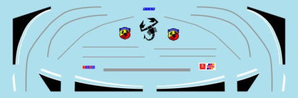 画像2: 1/24シトロエン2CV&フィアット500ロゴデカール (2)