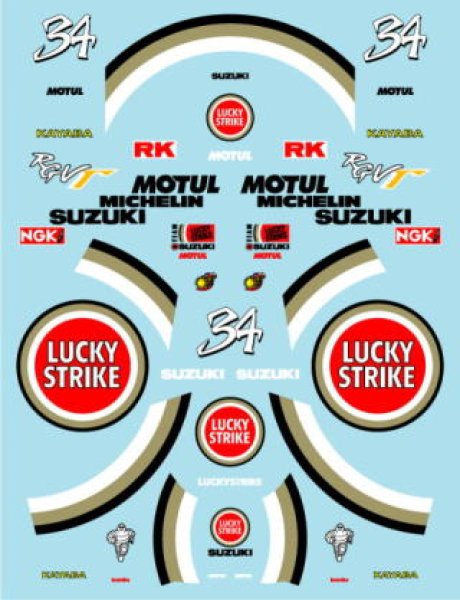 画像2: 1/24スズキRGV-γ'95デカール (2)