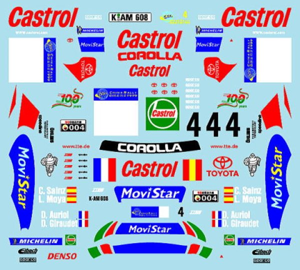 画像10: 1/24トヨタカローラ'99チャイナ D.オリオールデカール (10)