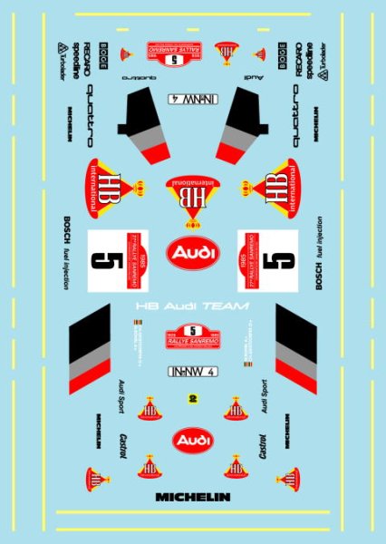 画像9: 1/24アウディスポーツクアトロS1デカール (9)