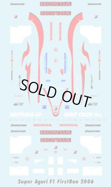画像3: 1/43スーパーアグリ'06前期&テストデカールSet(PMA対応) (3)