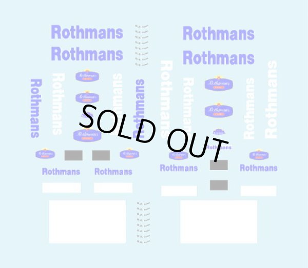 画像5: 1/43ウイリアムズFW18&FW19ロスマンズデカール (5)