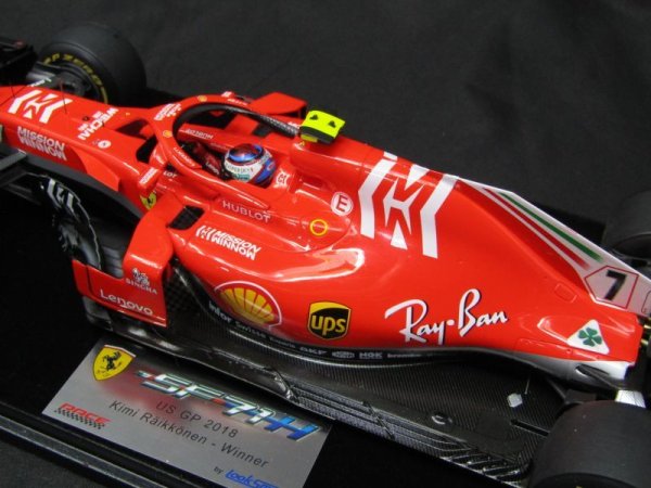 画像1: 1/18フェラーリSF71HアメリカGPデカール ルックスマート (1)