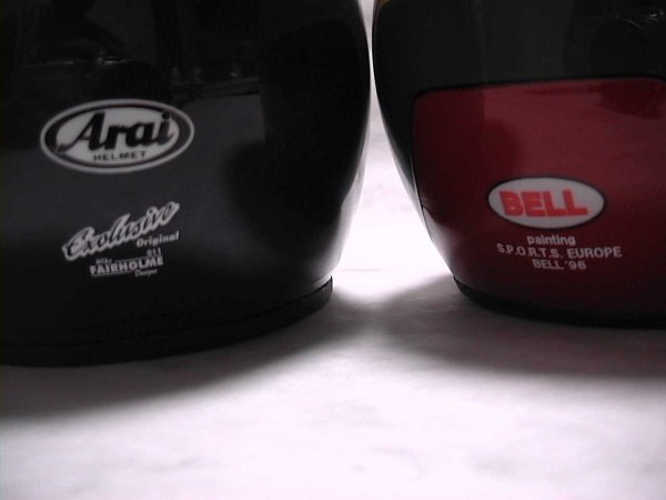 画像2: 1/2 ヘルメット '97デーモン・ヒル'96'97ジャック・ビルヌーブデカール (2)