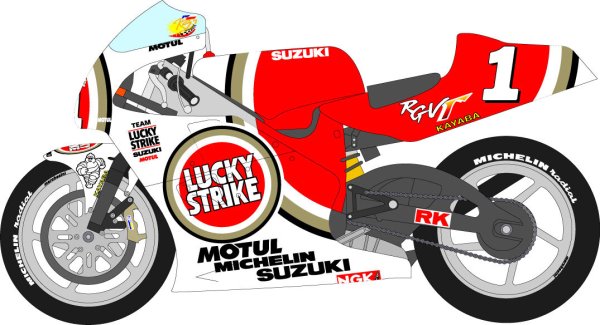 画像10: 1/12スズキ'94ガンマデカール (10)