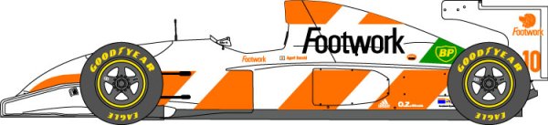 画像1: 1/20フットワーク FA13＆FA14デカール (1)