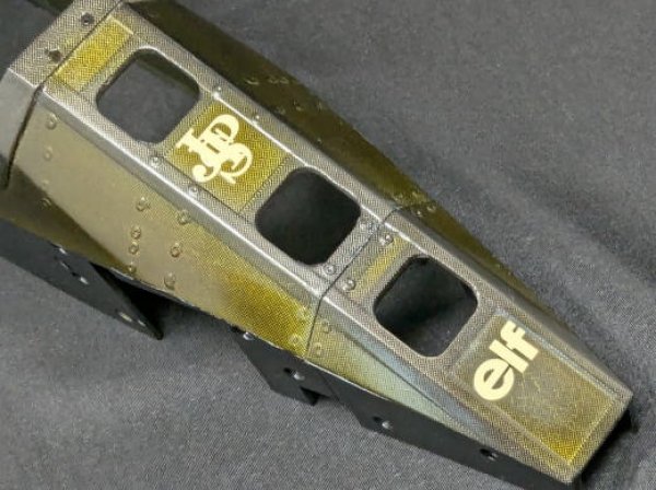 画像1: 1/8ロータス97t モノコック用カーボン(透過型)デカール (1)