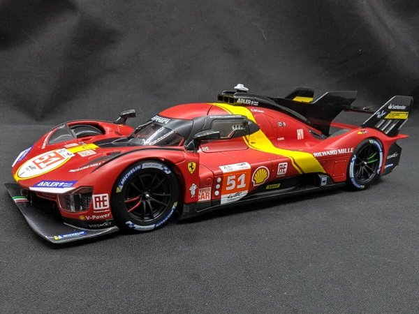 画像1: 1/24フェラーリ499P‘23ル・マンデカール (1)