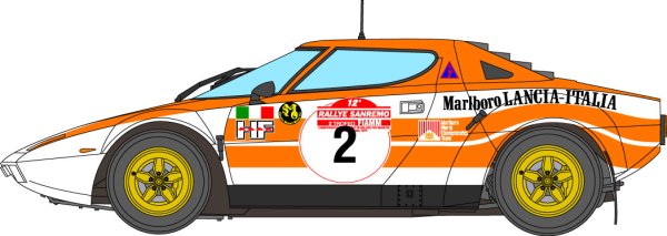 画像1: 1/24ランチャストラトス’74サンレモデカール (1)