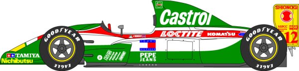 画像1: 1/20ロータス107Bデカール (1)