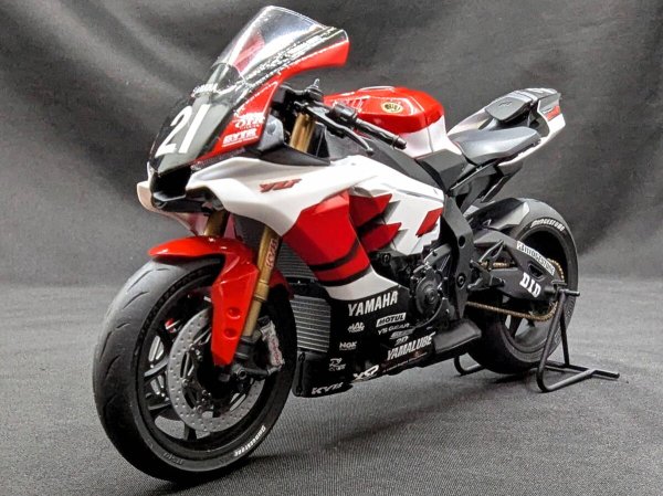 画像1: 1/12ヤマハYZF-R1 2025 8耐#21ヤマハレーシングVerデカール (1)