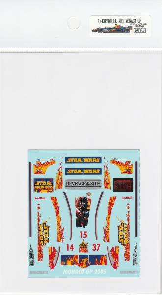 画像3: 1/43レッドブルRB1'05モナコ仕様デカール (3)