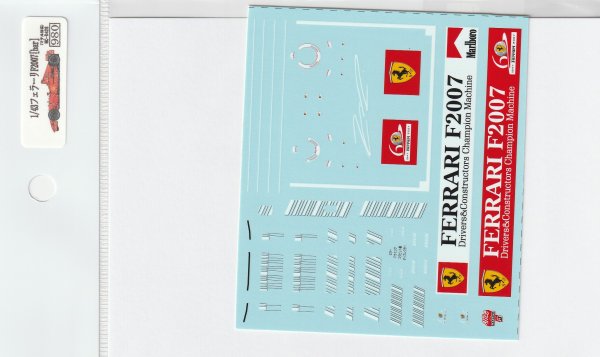 画像3: 1/43フェラーリF2007barデカール (3)