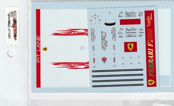 画像2: 1/43フェラーリF2008マルボロデカール (2)