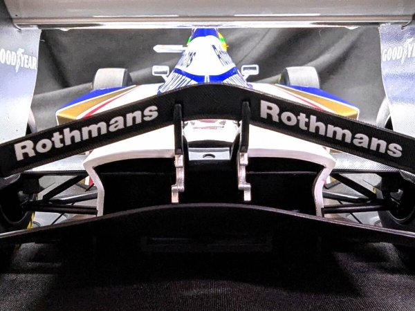 画像1: 1/12 ウイリアムズFW16用 Rウイング下段ロスマンズロゴ (1)