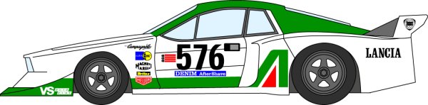 画像1: 1/24 ランチャ ベータ ’79 ビルヌーブ デカール (1)