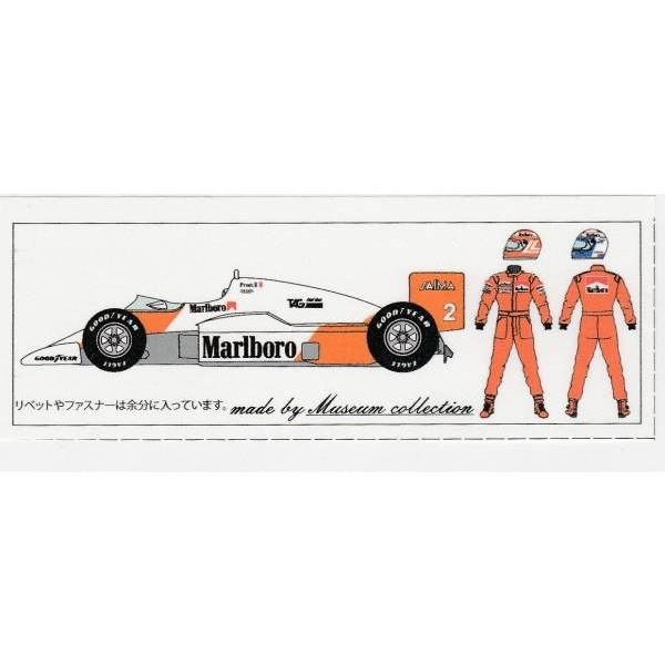 1/20マクラーレンMP4/2B用マルボロドライバーデカール - ミュージアムコレクションオンラインショップ